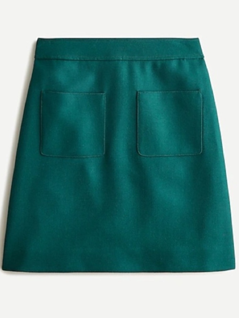 J. Crew emerald green skirt size 6